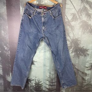 Y2K vtg Tommy Hilfiger Jeans 35X32 wide leg straight denim